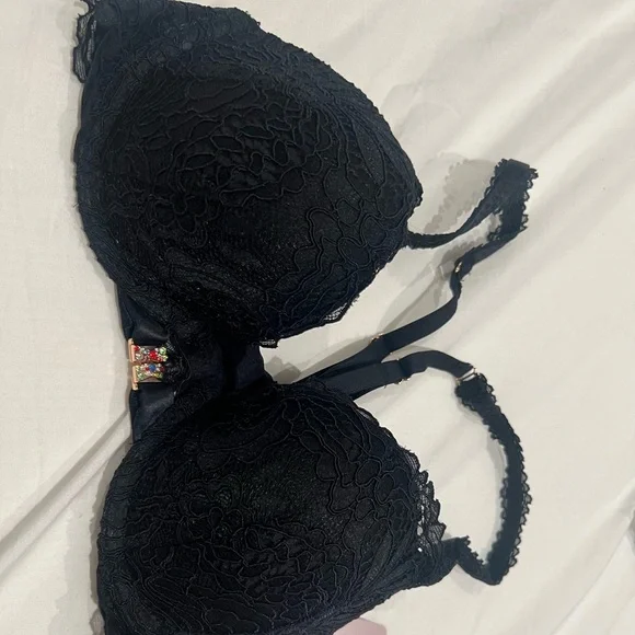 Black fenty savage push up bra with racer back - Picture 2 of 16